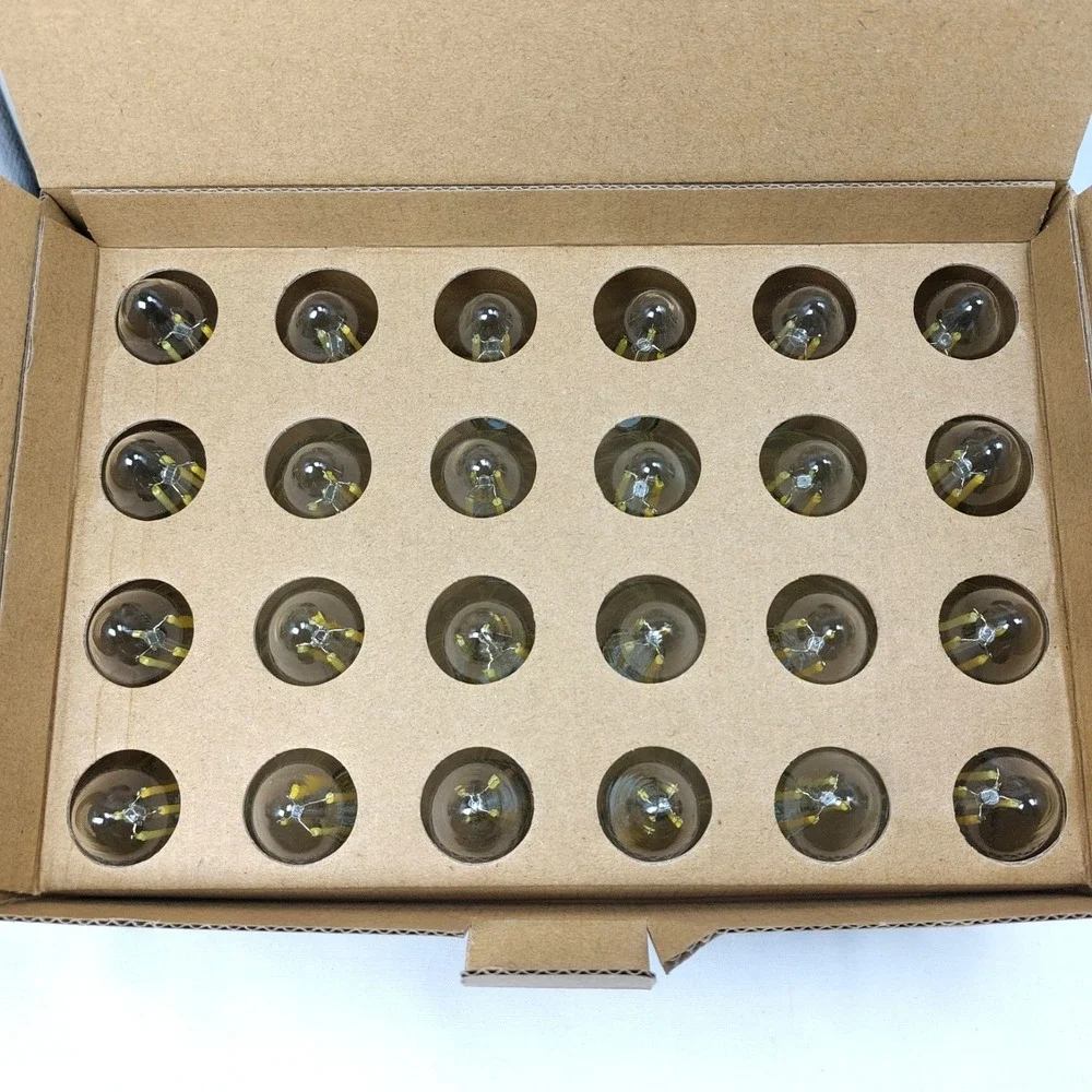24 Pack GE‎ Daylight LED B11C Candelabra Base Bulbs 60W EQ Non Dim Tested New